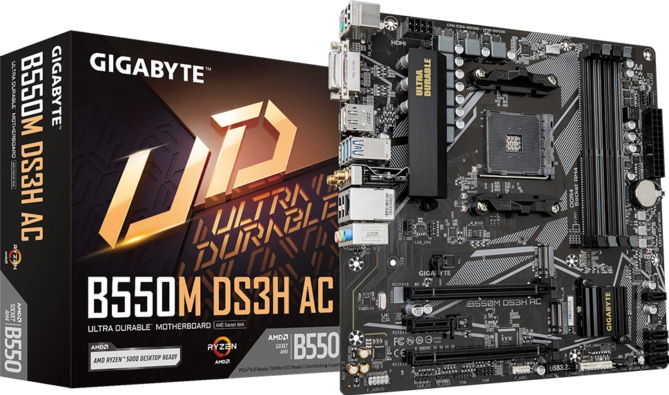 Gigabyte B550M DS3H AC (Rev. 1.7)